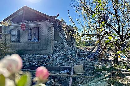 Появились кадры последствий обстрела российского села Украиной