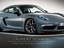 Представлен независимые рендер нового Porsche 718 Cayman GT4