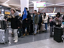 В Москве встретили туристов из КНР, прилетевших отметить Новый год