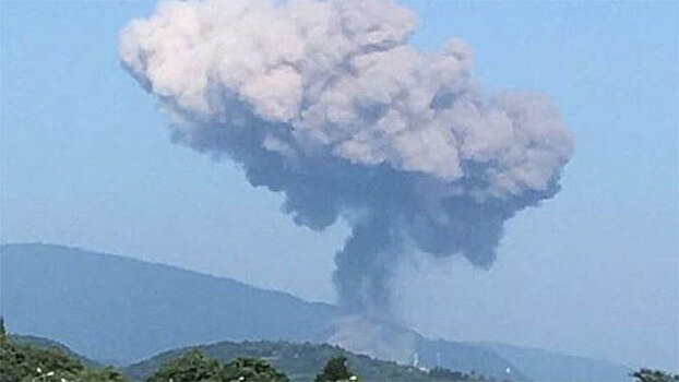 Очевидцы рассказали, что происходило за минуту до взрыва на складе в Абхазии