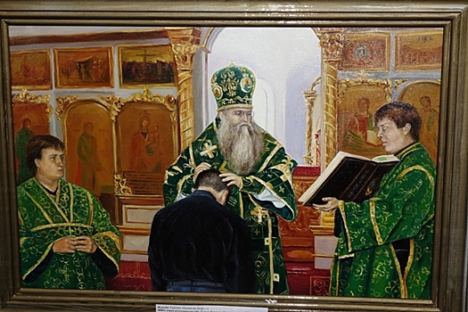 Саратовский заключенный нарисовал портрет Патриарха Кирилла