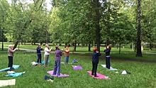 Мастер-класс по китайской гимнастике прошёл в Грачёвском парке