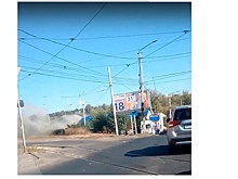 В Курске в очередной раз горит баня на Запольной