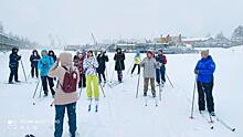 Горожане прогулялись по «Вологде белокаменной» на лыжах