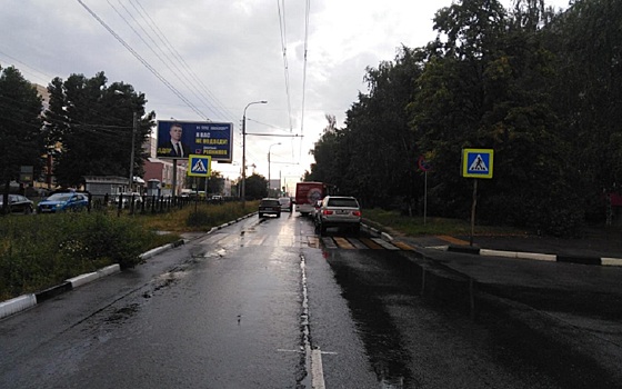 Полиция показала фото ДТП с 9-летней девочкой на Новосёлов в Рязани