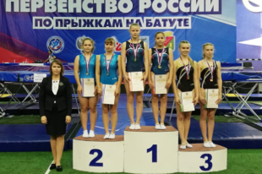 Дарья Шалаева завоевала «серебро» на соревнованиях по прыжкам на батуте