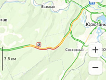 В Челябинской области на трассе «М-5» из-за гололеда образовалась пробка в 40 км