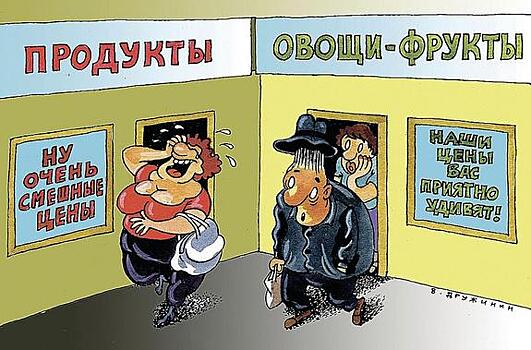 Номинальная средняя зарплата растет гораздо медленнее  продуктовой инфляции
