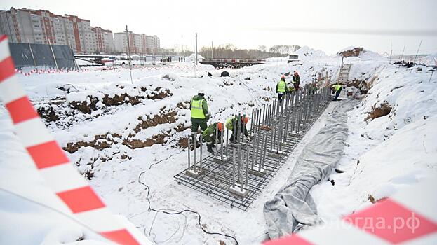 Строительство ул. Поэта Романова в Вологде ведется в штатном режиме