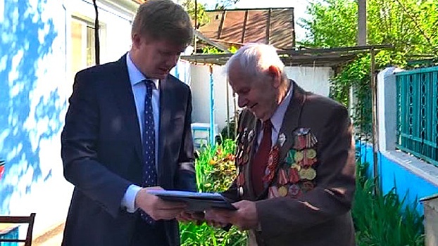 Ветеран Войны из Крыма получил новое жилье в преддверии Дня Победы.