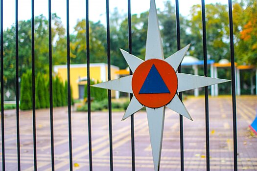 В пригороде Владивостока самосвал снес надземный пешеходный переход