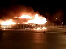 При пожаре в пассажирском автобусе в Китае погибли 17 человек