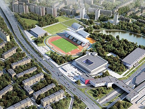 Реконструкцию стадиона "Москвич" планируют завершить раньше срока