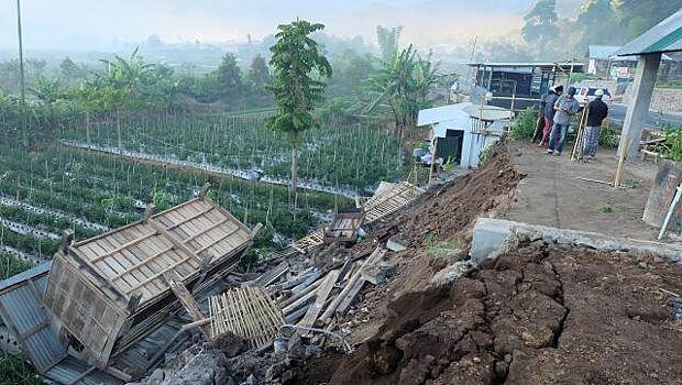 В Индонезии на острове Ломбок произошло землетрясение магнитудой 7,0