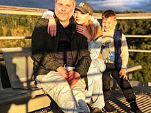 Редкий кадр: Ольга Медынич с мужем и сыном