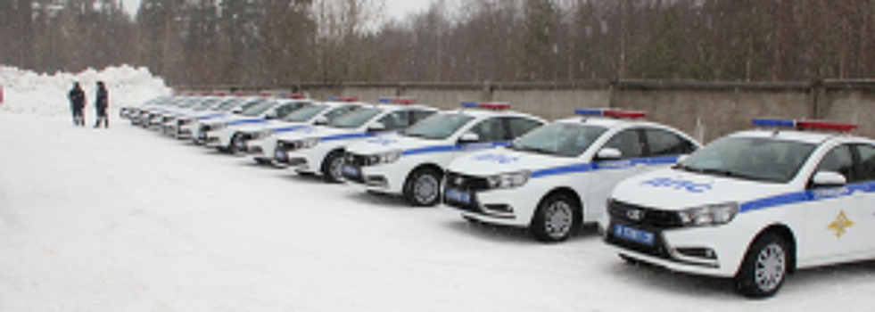 Автопарк Госавтоинспекции Карелии пополнился новыми автомобилями