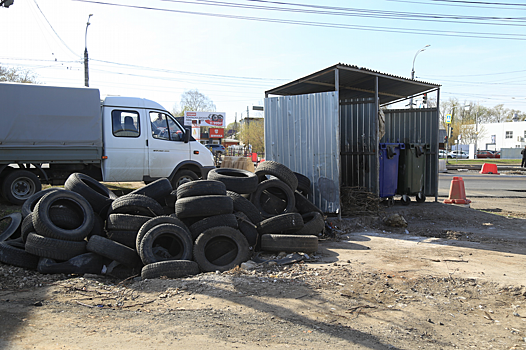 Более 30 тонн автопокрышек вывезли из Ижевска за два месяца