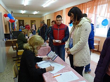 В Ноябрьске погода не мешает хорошей явке