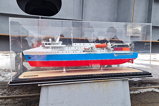 В Самаре заложили уникальное для России арктическое судно
