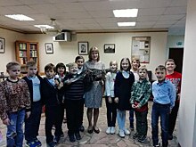 Школьники из района Аэропорт посетили выставку «Башни, стены и мосты»