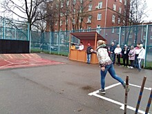Академчане заняли второе место в игре “Городки”