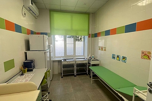 В Волгограде закончили капитальный ремонт детской поликлиники №6