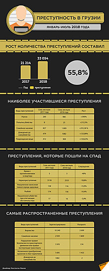 Показатели преступности в Грузии