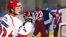 Уложил троих за 15 секунд. Знаменитая драка русского хоккеиста — Тимкин бил финнов за грубую атаку на его партнера
