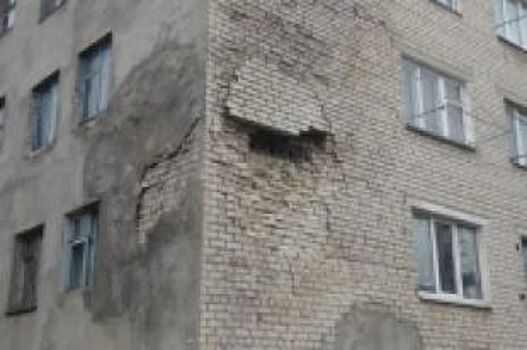 В общежитии в Ставрополе обрушилась стена