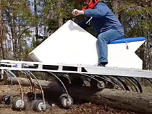 Финский стартап представил 18-колесный квадроцикл