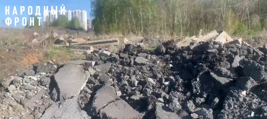 В зеленой зоне между Челябинском и Сосновским районом вместо грибов «растет» мусор