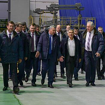 Юрий Борисов прибыл с рабочим визитом на Казанский авиационный завод