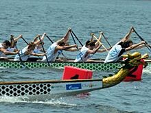 В Партизанском районе прошли детские гонки на лодках класса «Дракон»