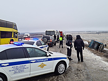 Стали известны новые данные о пострадавших в перевернувшемся на трассе М-4 Дон автобусе