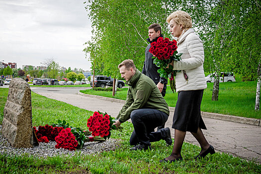 В Донецке почтили память погибших одесситов