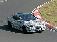 Обновленный Mercedes EQS начали тестировать на Нюрбургринге
