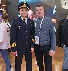 Курганский бизнесмен встретился с легендарным летчиком-героем Юсуповым