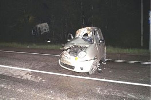 В Тамбовской области в ДТП насмерть разбилась водитель Daewoo Matiz