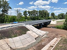 В Переволоцком районе открыли мост через реку Самара после реконструкции