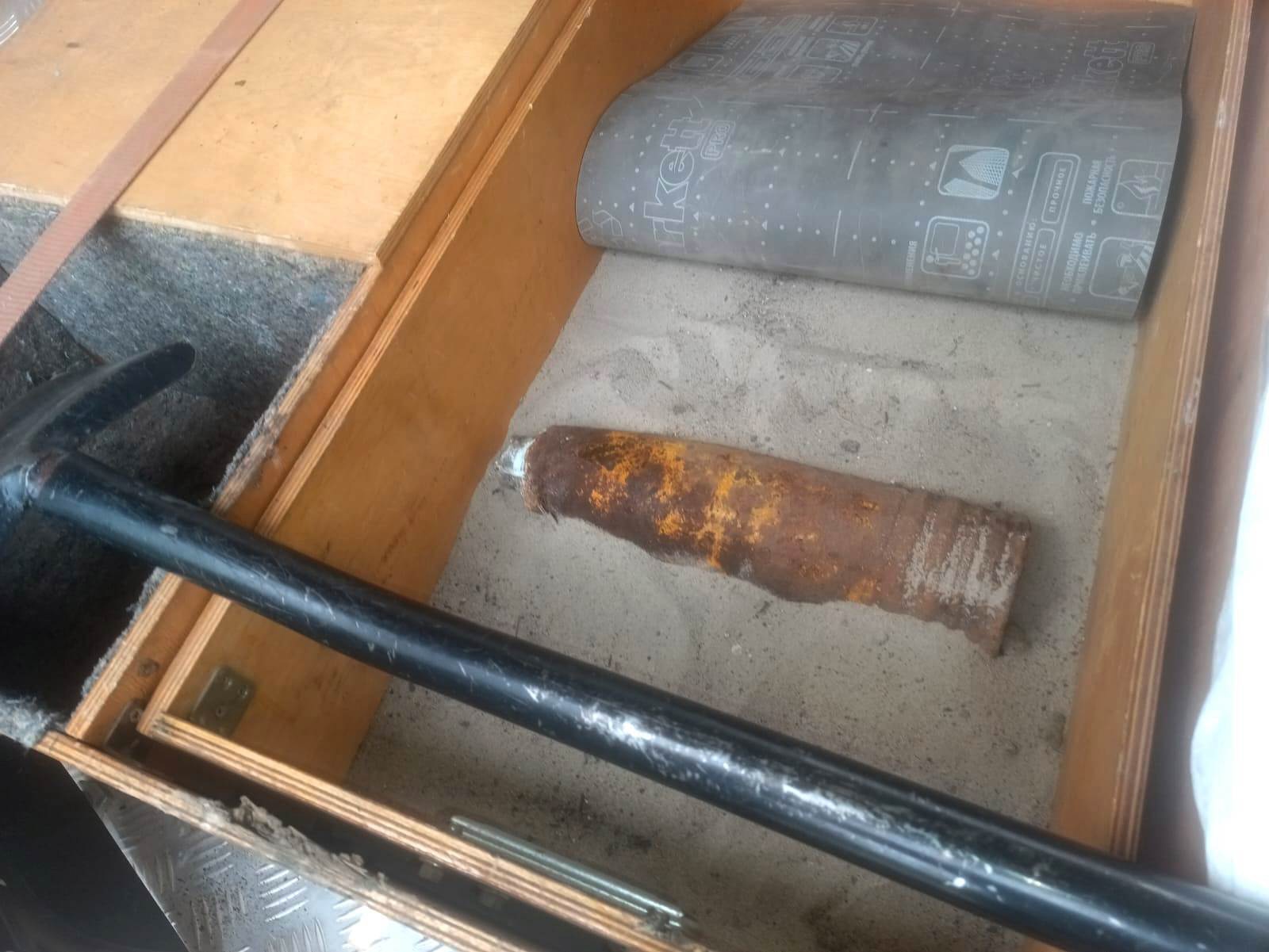 Снаряд обнаружили в центре города