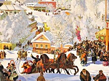 Суриков, Кустодиев, Маковский: праздник Масленицы на картинах русских художников