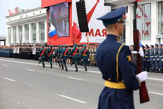 Опубликованы фото с репетиции Парада Победы в Нижнем Новгороде