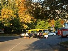Пять человек пострадали в ДТП с автобусом и «Приорой» в Кисловодске
