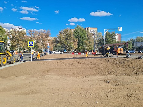 В Оренбурге для движения открыли кольцо на ул. Рокоссовского