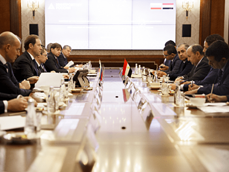 Денис Мантуров встретился с Министром торговли и промышленности Египта Амром Нассаром