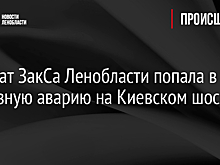 Депутат ЗакСа Ленобласти попала в серьезную аварию на Киевском шоссе