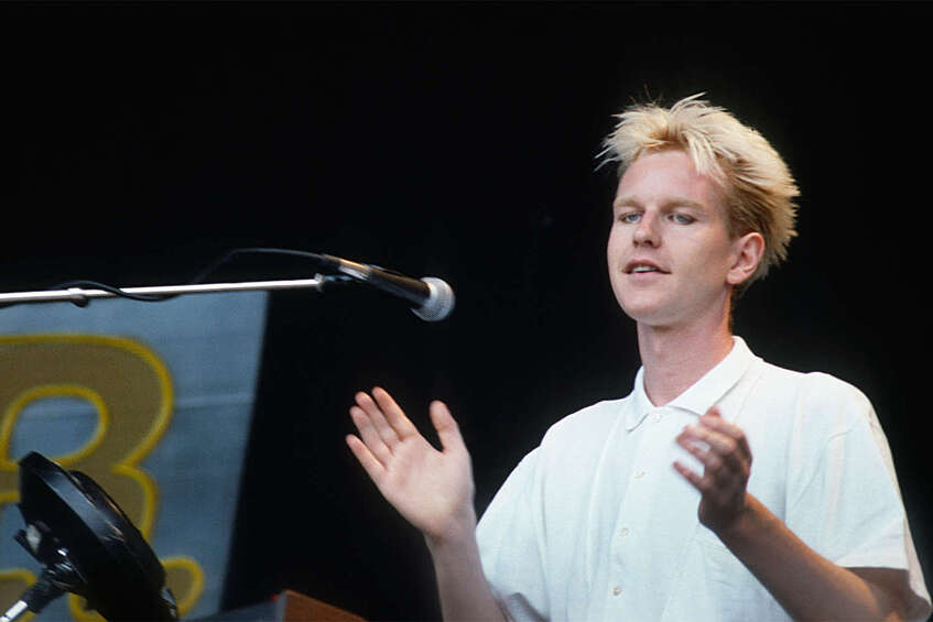 Энди Флетчер на Rock Werchter Festival в Бельгии, 1985 год