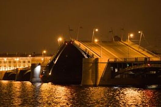 Биржевой мост будут разводить дважды за ночь