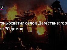 Васильев поблагодарил жителей Дагестана за помощь в тушении крупного пожара