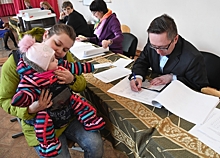 Семья Потаповых из 30 человек пришла на выборы в Волгоградской области